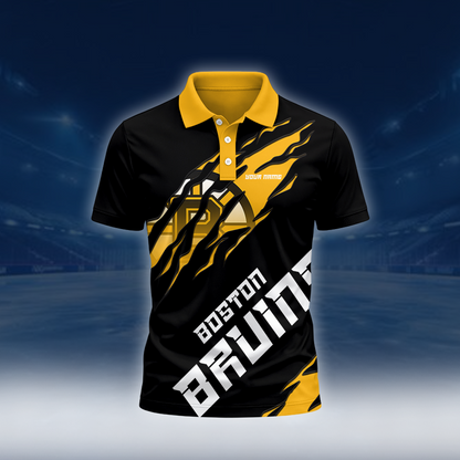 LIMITED EDITION - NEW CUSTOMIZED NHL02 BTB BOSTON BRUINS UNISEX T-SHIRT, POLO, HOODIE & SWEASHIRTS