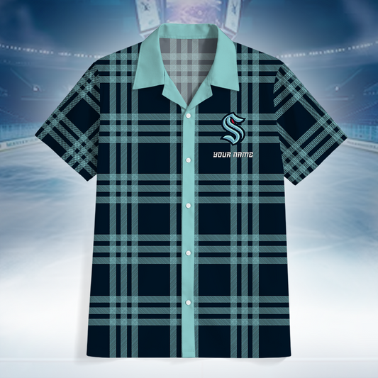 LIMITED EDITION - NEW CUSTOMIZED NHL20 STK SEATTLE KRAKEN UNISEX HAWAIIAN SHIRT