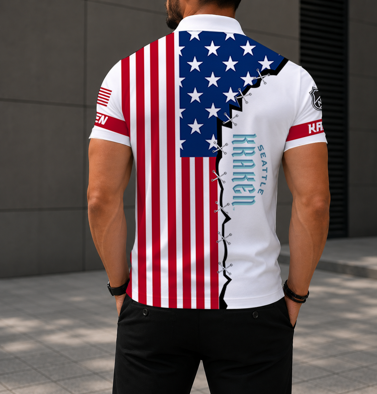 LIMITED EDITION - NEW CUSTOMIZED NHL20 STK SEATTLE KRAKEN POLO SHIRT, ZIP POLO SHIRT & T-SHIRTS