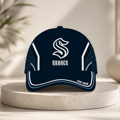 LIMITED EDITION - NEW CUSTOMIZED NHL20 STK SEATTLE KRAKEN CLASSIC CAP