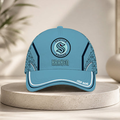 LIMITED EDITION - NEW CUSTOMIZED NHL20 STK SEATTLE KRAKEN CLASSIC CAP
