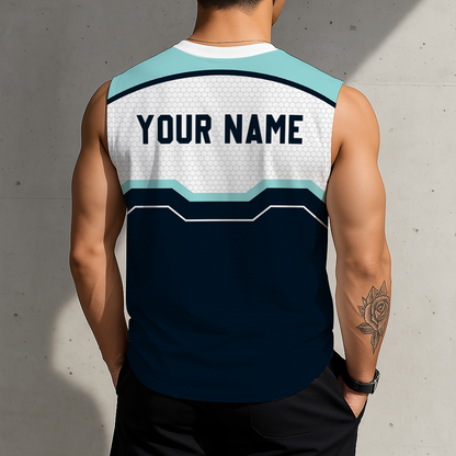 LIMITED EDITION - NEW CUSTOMIZED NHL20 STK SEATTLE KRAKEN MEN'S GYM SHIRT