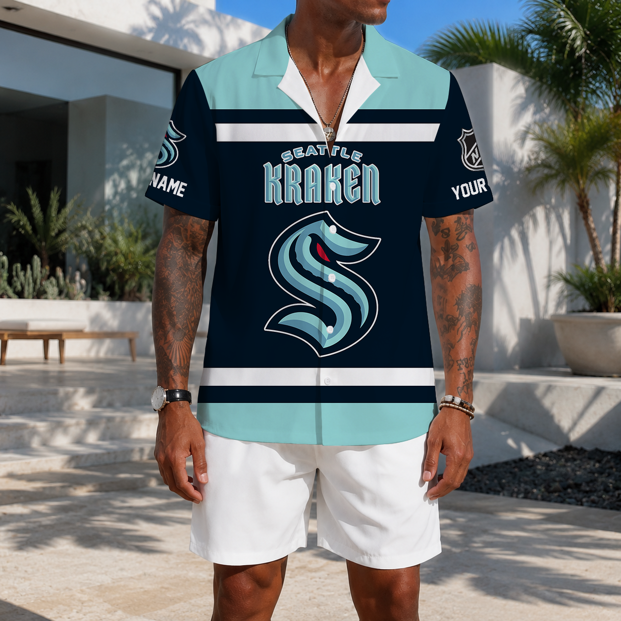 VIRAL EDITION - NEW CUSTOMIZED NHL20 STK SEATTLE KRAKEN UNISEX HAWAIIAN SHIRT