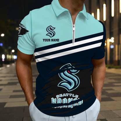 ELITE EDITION - NEW CUSTOMIZED NHL20 STK SEATTLE KRAKEN T-SHIRT, POLO SHIRT, ZIP POLO SHIRT, SWEATSHIRT, HOODIE & ZIP HOODIE