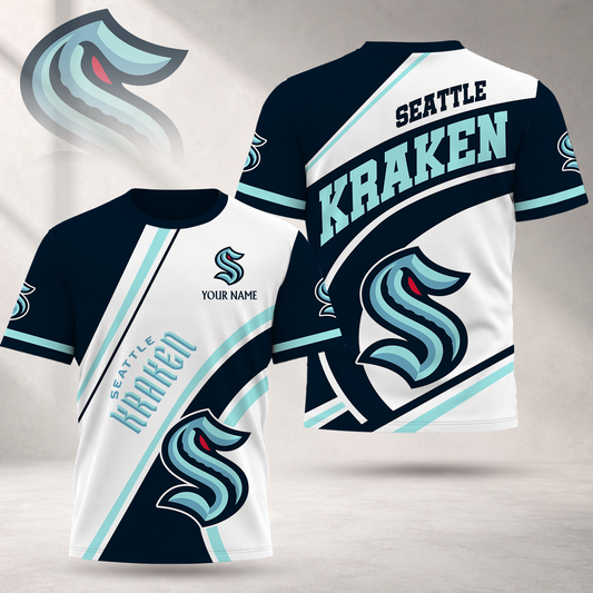 FLASH SALE - NEW CUSTOMIZED NHL20 STK SEATTLE KRAKEN T-SHIRT, POLO SHIRT, ZIP POLO SHIRT, SWEATSHIRT, HOODIE & ZIP HOODIE