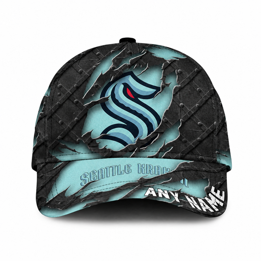 SPECIAL EDITION - NEW CUSTOMIZED NHL20 STK SEATTLE KRAKEN CLASSIC CAP