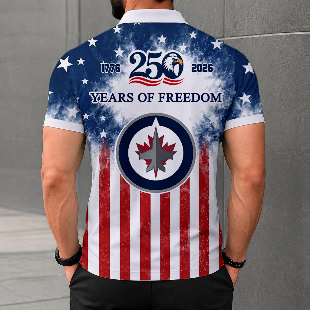 LIMITED EDITION - NEW CUSTOMIZED NHL21 WPJ WINNIPEG JETS POLO SHIRT, ZIP POLO SHIRT & T-SHIRTS
