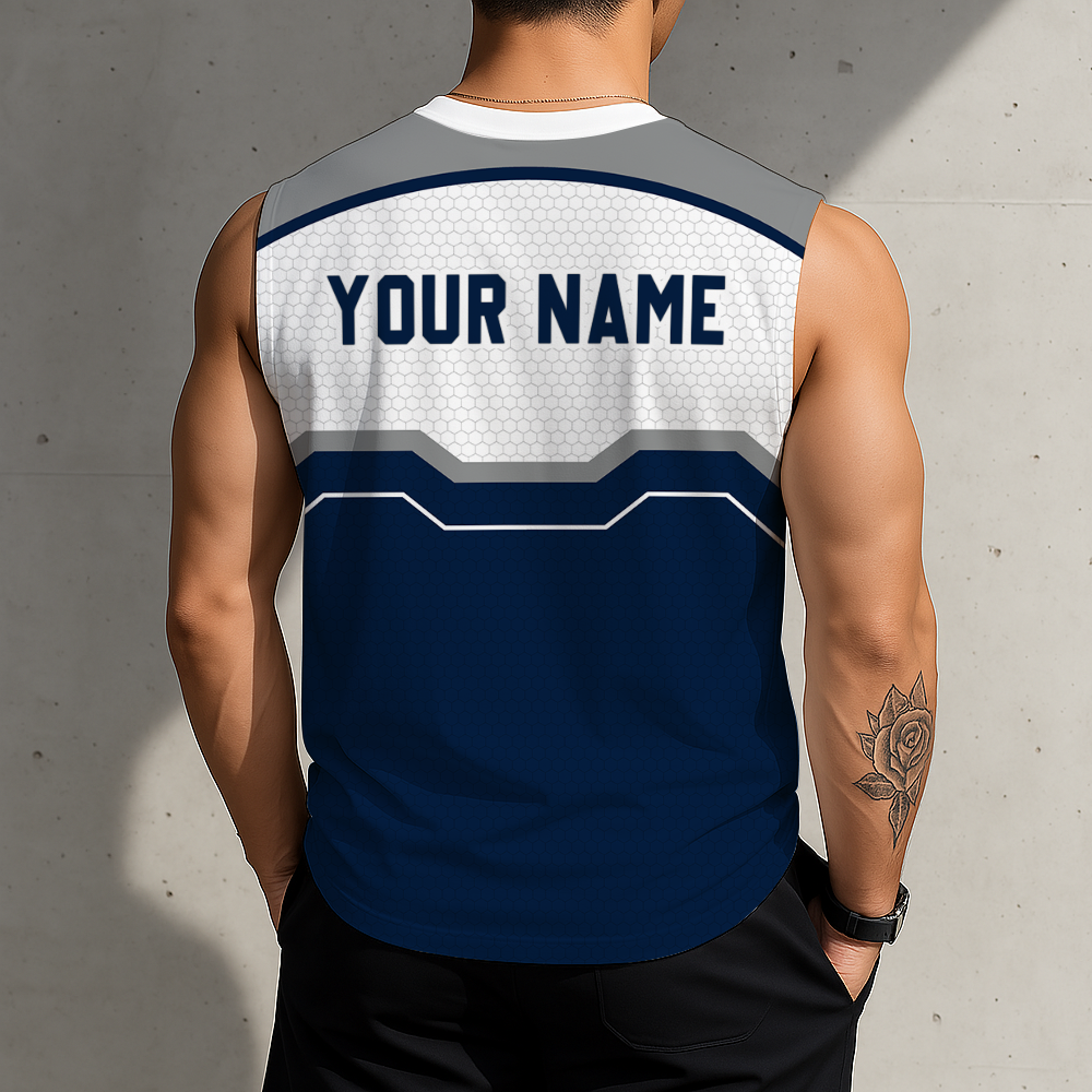 LIMITED EDITION - NEW CUSTOMIZED NHL21 WPJ WINNIPEG JETS MEN'S GYM SHIRT
