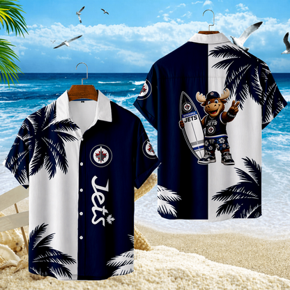 LIMITED EDITION - NEW CUSTOMIZED NHL21 WPJ WINNIPEG JETS UNISEX HAWAIIAN SHIRT