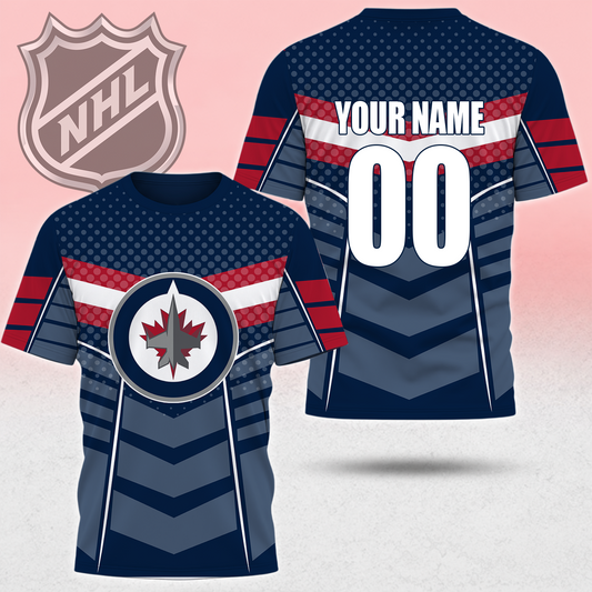 SPECIAL EDITION - NEW CUSTOMIZED NHL21 WPJ WINNIPEG JETS T-SHIRT, POLO SHIRT, ZIP POLO SHIRT, SWEATSHIRT, HOODIE & ZIP HOODIE