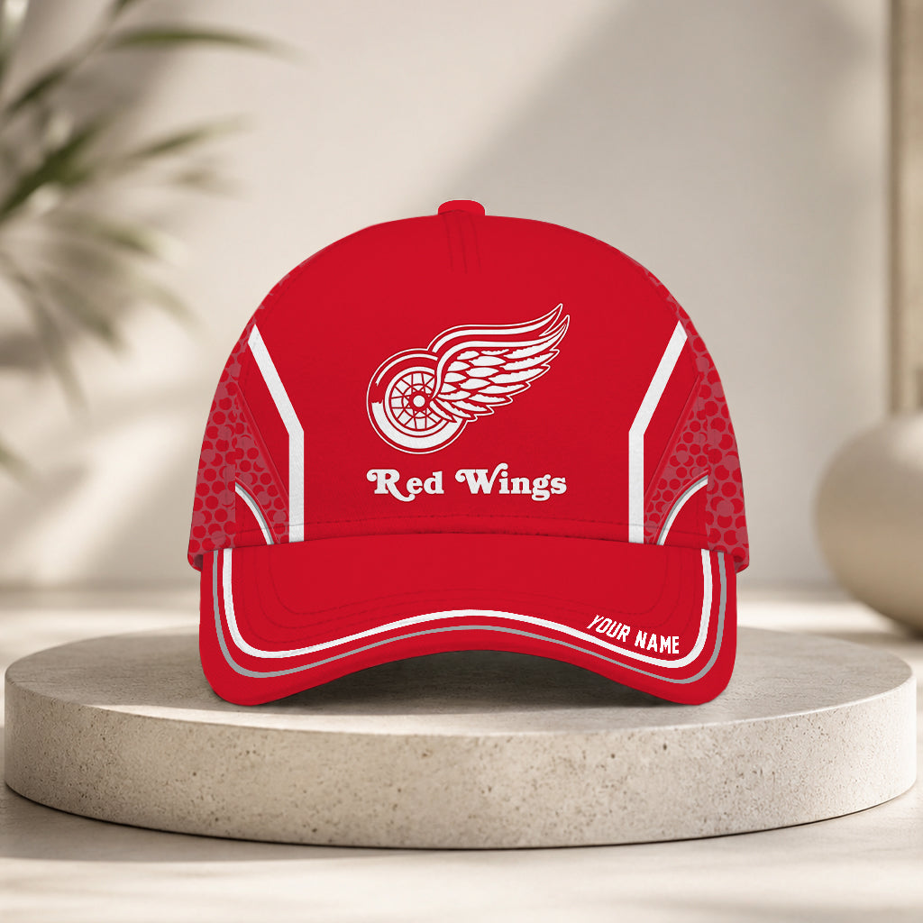 LIMITED EDITION - NEW CUSTOMIZED NHL22 DRW DETROIT RED WINGS CLASSIC CAP