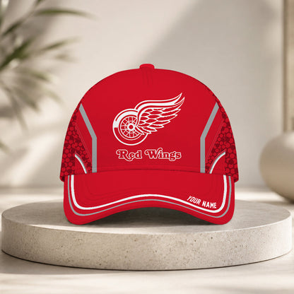 LIMITED EDITION - NEW CUSTOMIZED NHL22 DRW DETROIT RED WINGS CLASSIC CAP