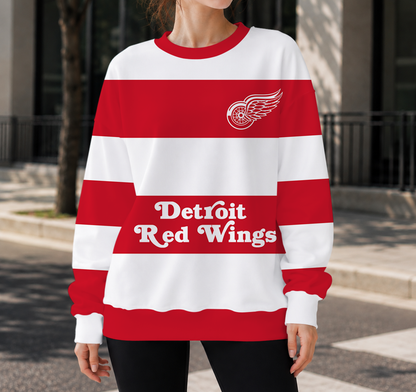 HOT DEAL - NEW CUSTOMIZED NHL22 DRW DETROIT RED WINGS UNISEX SWEATSHIRT