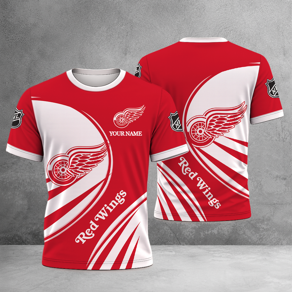 ELITE EDITION - NEW CUSTOMIZED NHL22 DRW DETROIT RED WINGS T-SHIRT, POLO SHIRT, ZIP POLO SHIRT, SWEATSHIRT, HOODIE & ZIP HOODIE