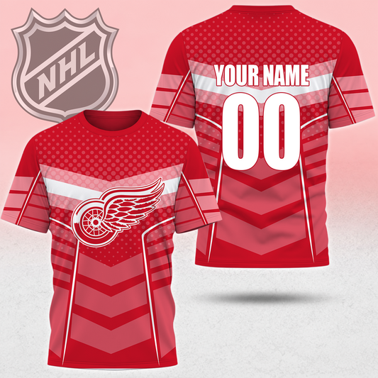 SPECIAL EDITION - NEW CUSTOMIZED NHL22 DRW DETROIT RED WINGS T-SHIRT, POLO SHIRT, ZIP POLO SHIRT, SWEATSHIRT, HOODIE & ZIP HOODIE