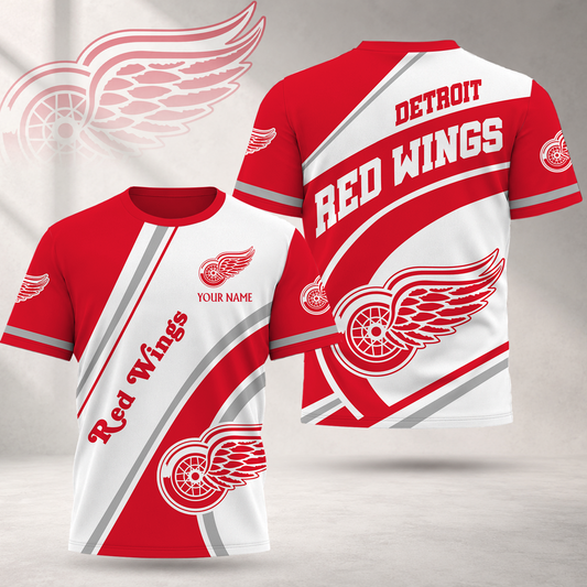 FLASH SALE - NEW CUSTOMIZED NHL22 DRW DETROIT RED WINGS T-SHIRT, POLO SHIRT, ZIP POLO SHIRT, SWEATSHIRT, HOODIE & ZIP HOODIE
