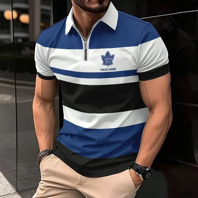 EXCLUSIVE EDITION - NEW CUSTOMIZED NHL23 TML TORONTO MAPLE LEAFS POLO SHIRT, ZIP POLO SHIRT & T-SHIRTS