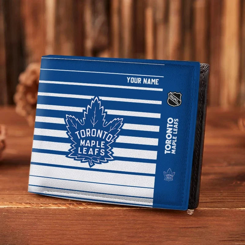 LIMITED EDITION - NEW CUSTOMIZED NHL23 TML TORONTO MAPLE LEAFS LEATHER WALLET