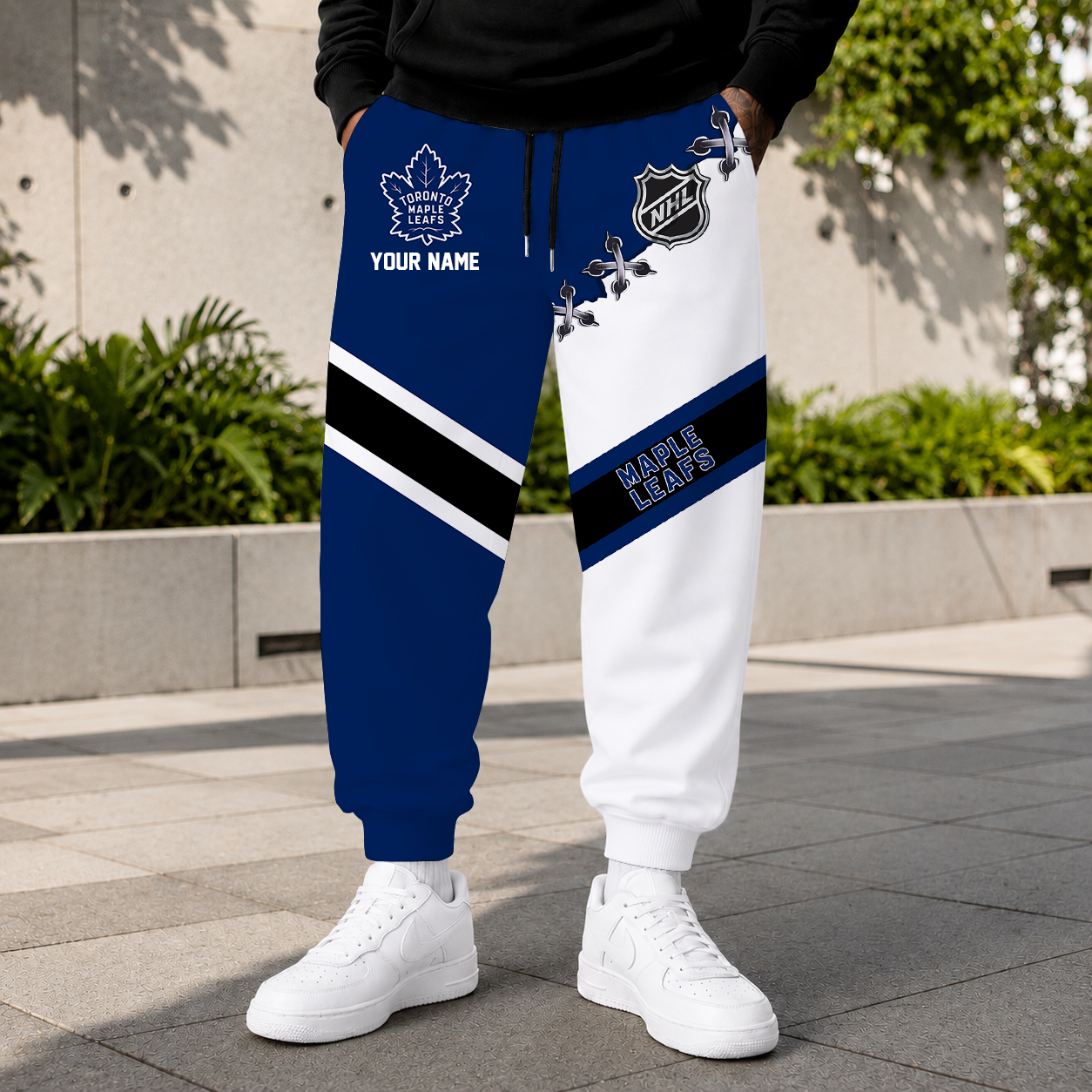 HOT DEAL - NEW CUSTOMIZED NHL23 TML TORONTO MAPLE LEAFS SWEATPANTS