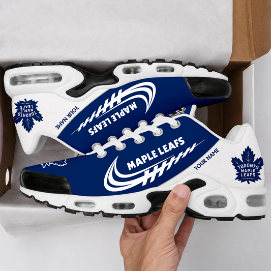 FINAL SALE - NEW CUSTOMIZED NHL23 TML TORONTO MAPLE LEAFS AIR MAX PLUS SNEAKERS