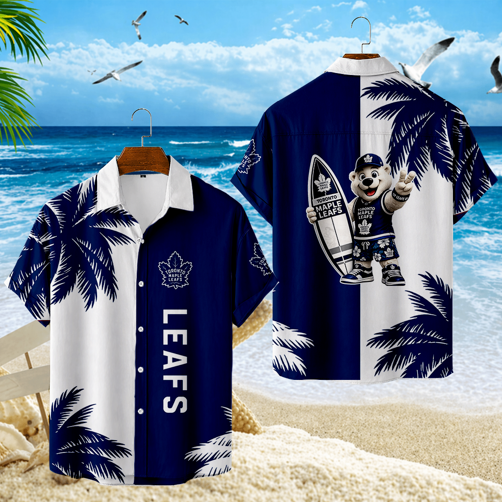 LIMITED EDITION - NEW CUSTOMIZED NHL23 TML TORONTO MAPLE LEAFS UNISEX HAWAIIAN SHIRT