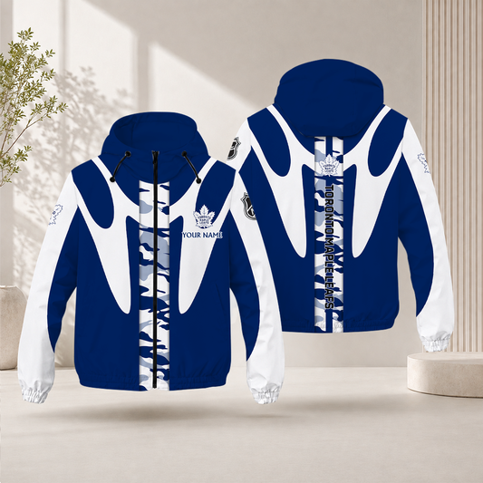 LIMITED EDITION - NEW CUSTOMIZED NHL23 TML TORONTO MAPLE LEAFS WINDBREAKER JACKET