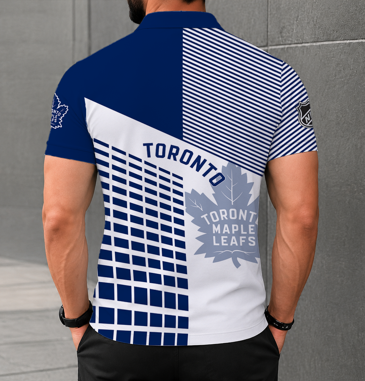 VIRAL EDITION - NEW CUSTOMIZED NHL23 TML TORONTO MAPLE LEAFS POLO SHIRT