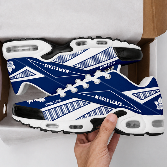 FLASH SALE - NEW CUSTOMIZED NHL23 TML TORONTO MAPLE LEAFS AIR MAX PLUS SNEAKERS