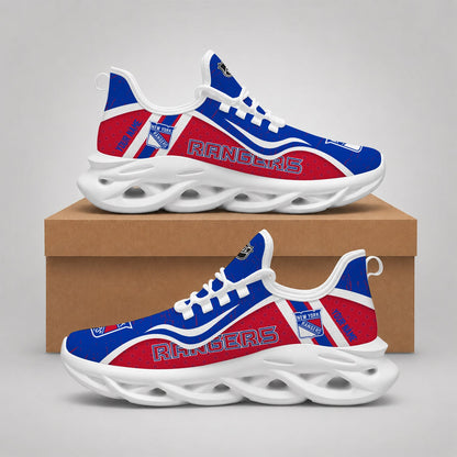 LIMITED EDITION - NEW CUSTOMIZED NHL24 NYR NEW YORK RANGERS CLUNKY SNEAKERS