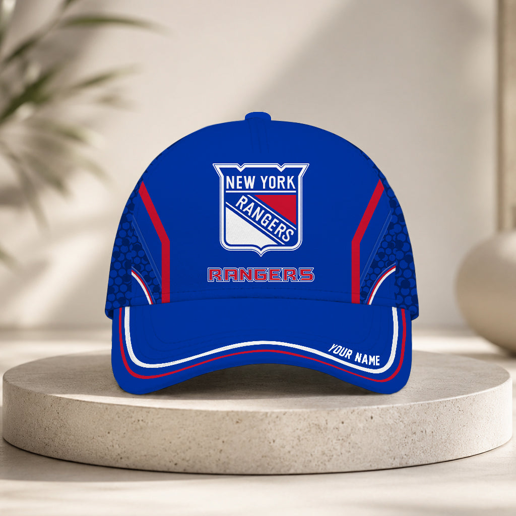 LIMITED EDITION - NEW CUSTOMIZED NHL24 NYR NEW YORK RANGERS CLASSIC CAP