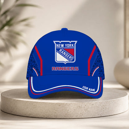 LIMITED EDITION - NEW CUSTOMIZED NHL24 NYR NEW YORK RANGERS CLASSIC CAP