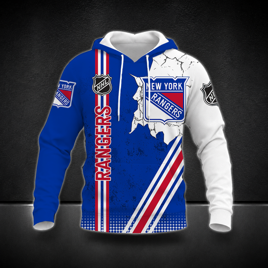 FINAL SALE - NEW CUSTOMIZED NHL24 NYR NEW YORK RANGERS T-SHIRT, POLO SHIRT, ZIP POLO SHIRT, SWEATSHIRT, HOODIE & ZIP HOODIE