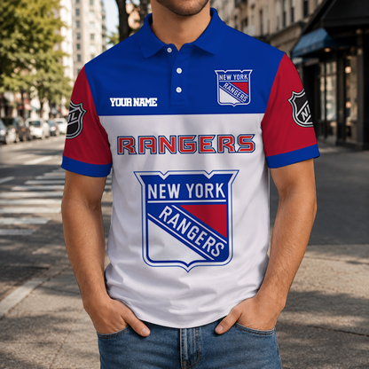 LIMITED EDITION - NEW CUSTOMIZED NHL24 NYR NEW YORK RANGERS T-SHIRT, POLO SHIRT, ZIP POLO SHIRT, SWEATSHIRT, HOODIE & ZIP HOODIE