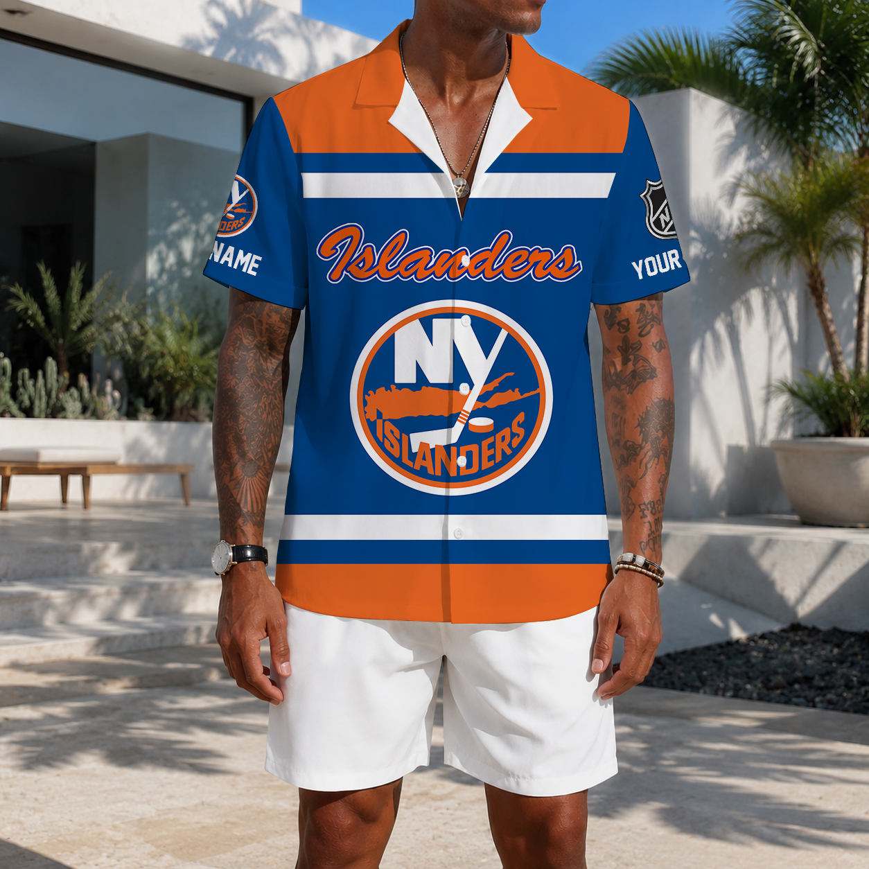 VIRAL EDITION - NEW CUSTOMIZED NHL25 NYI NEW YORK ISLANDERS UNISEX HAWAIIAN SHIRT