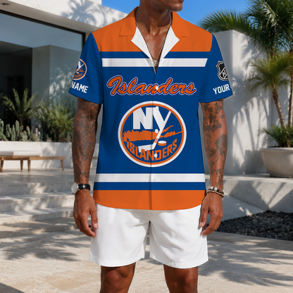 VIRAL EDITION - NEW CUSTOMIZED NHL25 NYI NEW YORK ISLANDERS UNISEX HAWAIIAN SHIRT