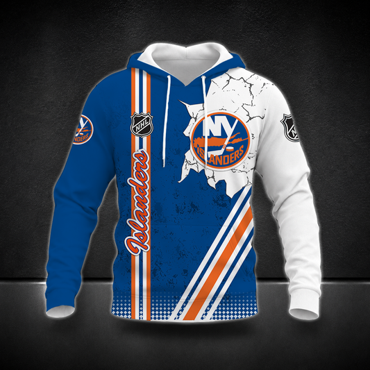 FINAL SALE - NEW CUSTOMIZED NHL25 NYI NEW YORK ISLANDERS T-SHIRT, POLO SHIRT, ZIP POLO SHIRT, SWEATSHIRT, HOODIE & ZIP HOODIE