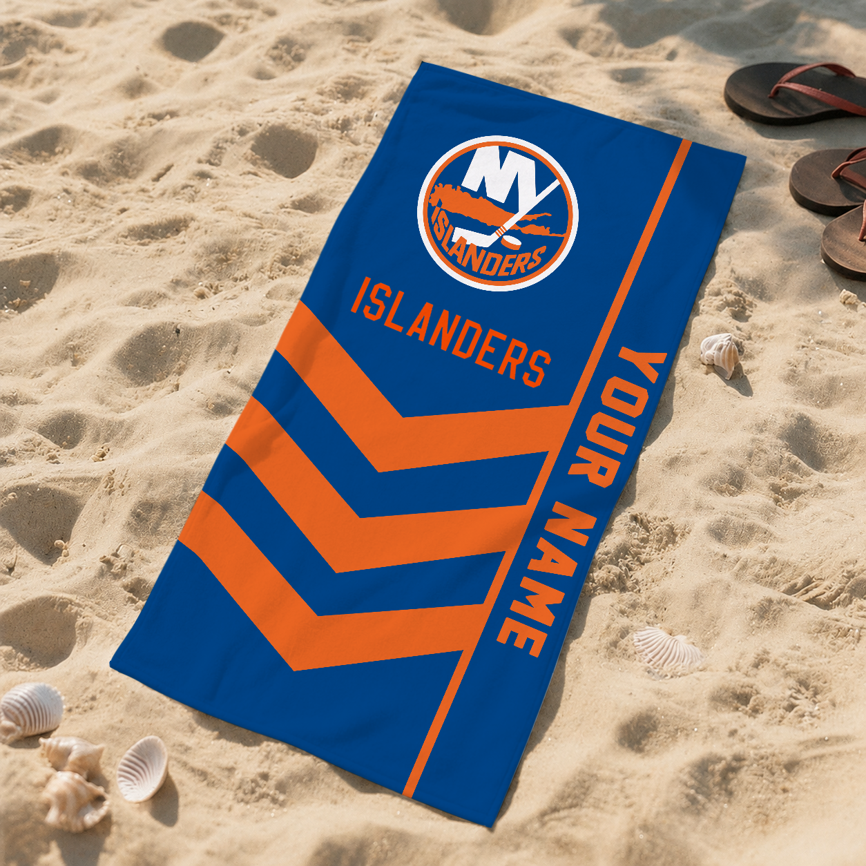 VIRAL EDITION - NEW CUSTOMIZED NHL25 NYI NEW YORK ISLANDERS BEACH TOWEL