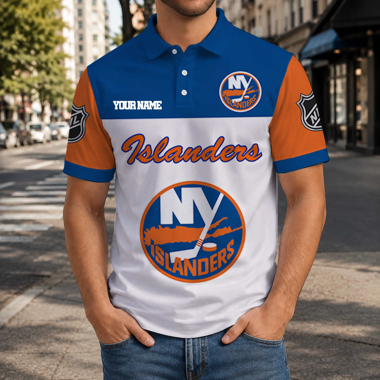 LIMITED EDITION - NEW CUSTOMIZED NHL25 NYI NEW YORK ISLANDERS T-SHIRT, POLO SHIRT, ZIP POLO SHIRT, SWEATSHIRT, HOODIE & ZIP HOODIE