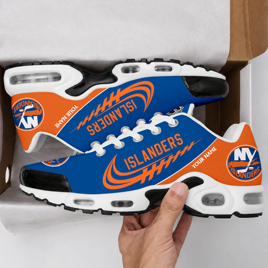 FINAL SALE - NEW CUSTOMIZED NHL25 NYI NEW YORK ISLANDERS AIR MAX PLUS SNEAKERS
