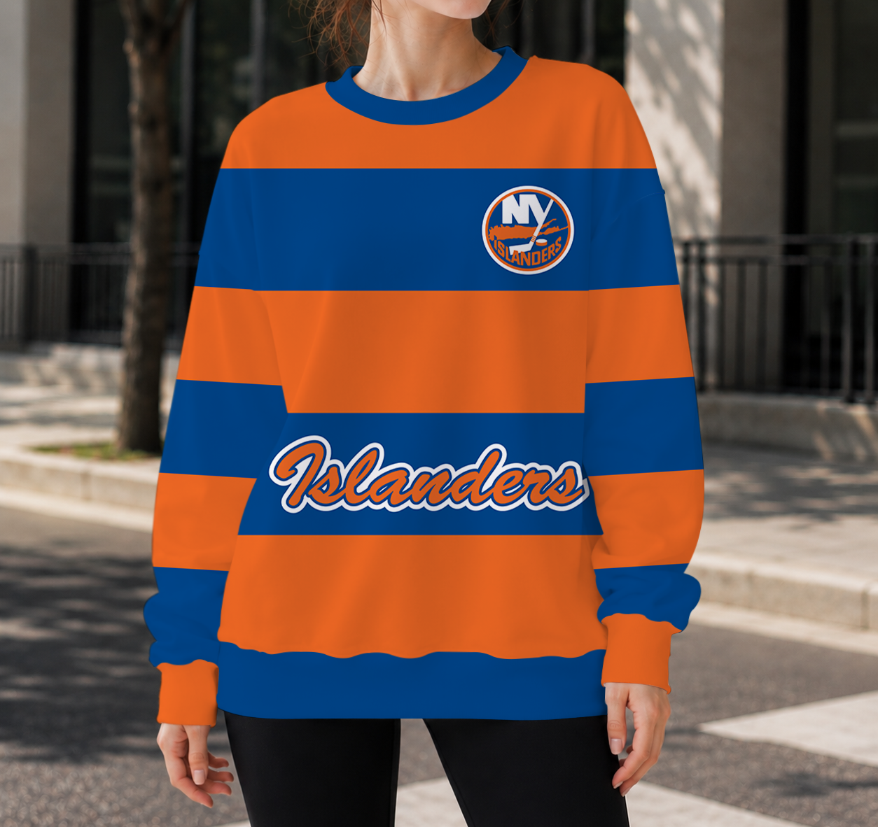 HOT DEAL - NEW CUSTOMIZED NHL25 NYI NEW YORK ISLANDERS UNISEX SWEATSHIRT
