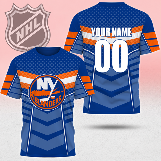 SPECIAL EDITION - NEW CUSTOMIZED NHL25 NYI NEW YORK ISLANDERS T-SHIRT, POLO SHIRT, ZIP POLO SHIRT, SWEATSHIRT, HOODIE & ZIP HOODIE