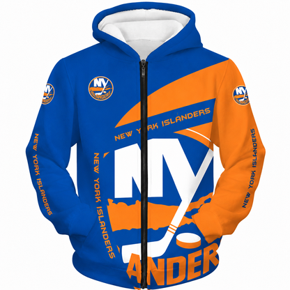 FINAL SALE - NEW CUSTOMIZED NHL25 NYI NEW YORK ISLANDERS T-SHIRT, POLO SHIRT, ZIP POLO SHIRT, SWEATSHIRT, HOODIE & ZIP HOODIE