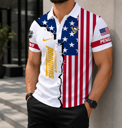 LIMITED EDITION - NEW CUSTOMIZED NHL26 PBP PITTSBURGH PENGUINS POLO SHIRT, ZIP POLO SHIRT & T-SHIRTS