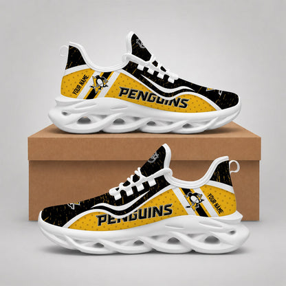 LIMITED EDITION - NEW CUSTOMIZED NHL26 PBP PITTSBURGH PENGUINS CLUNKY SNEAKERS