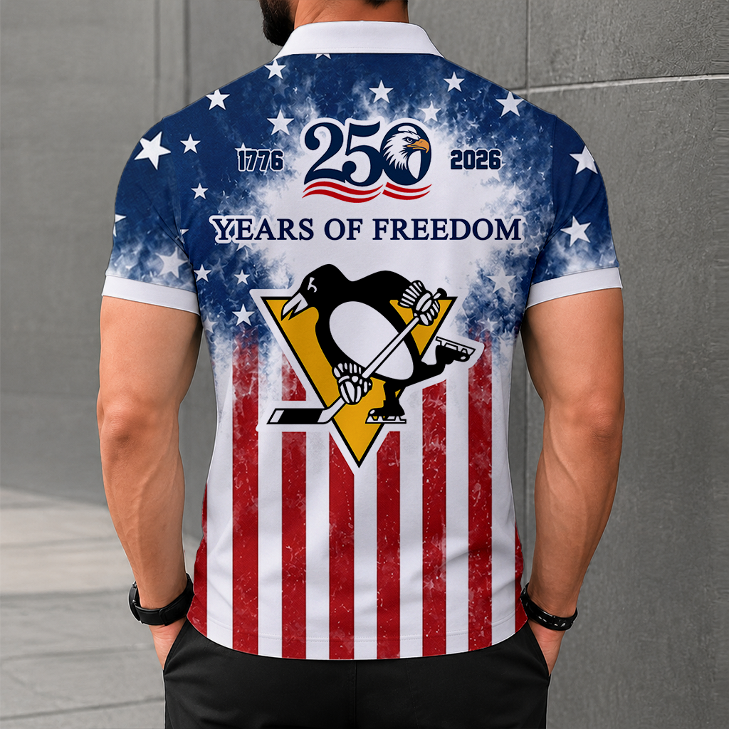LIMITED EDITION - NEW CUSTOMIZED NHL26 PBP PITTSBURGH PENGUINS POLO SHIRT, ZIP POLO SHIRT & T-SHIRTS