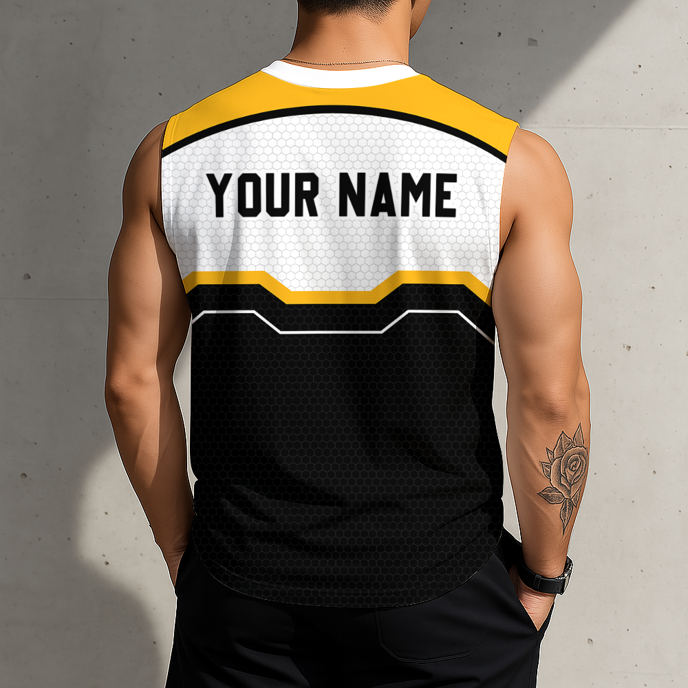 LIMITED EDITION - NEW CUSTOMIZED NHL26 PBP PITTSBURGH PENGUINS MEN'S GYM SHIRT