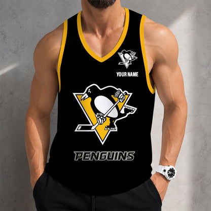 VIRAL EDITION - NEW CUSTOMIZED NHL26 PBP PITTSBURGH PENGUINS MEN'S TANK TOP