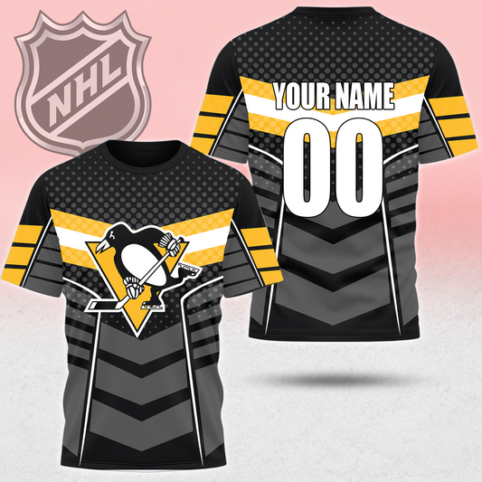 SPECIAL EDITION - NEW CUSTOMIZED NHL26 PBP PITTSBURGH PENGUINS T-SHIRT, POLO SHIRT, ZIP POLO SHIRT, SWEATSHIRT, HOODIE & ZIP HOODIE