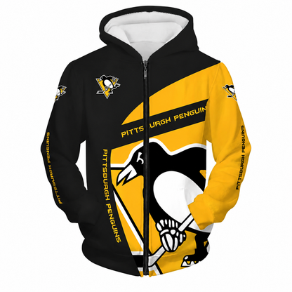 FINAL SALE - NEW CUSTOMIZED NHL26 PBP PITTSBURGH PENGUINS T-SHIRT, POLO SHIRT, ZIP POLO SHIRT, SWEATSHIRT, HOODIE & ZIP HOODIE