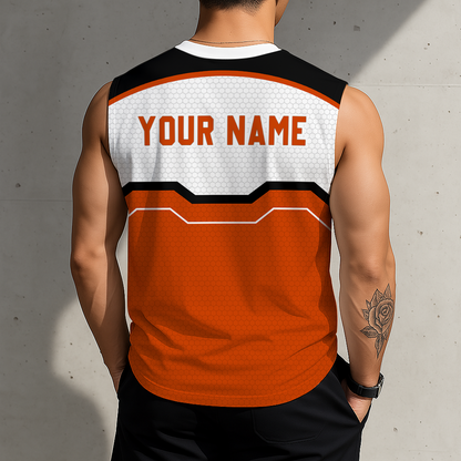 LIMITED EDITION - NEW CUSTOMIZED NHL27 PPF PHILADELPHIA FLYERS MEN'S GYM SHIRT